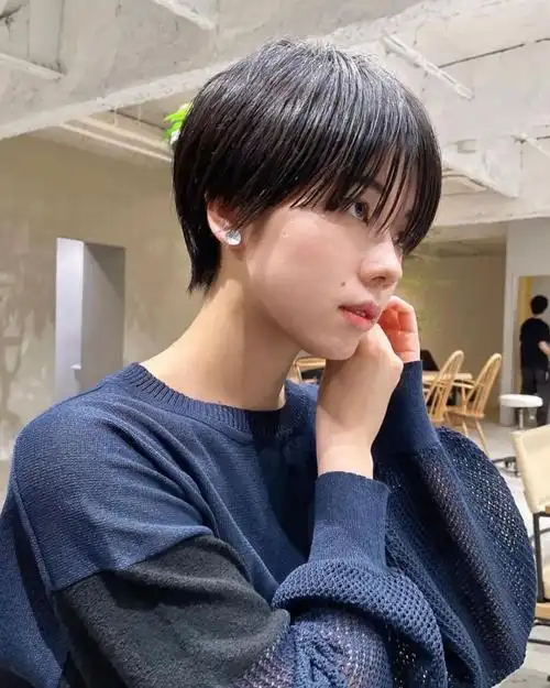 关注发型图片库,每天分享好发型今年这种日系小清新短发太火了!