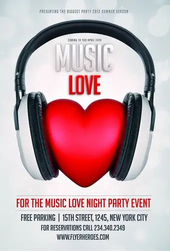 爱音乐海报psd素材平面广告素材免费下载(图片编号:4700470)-六图网