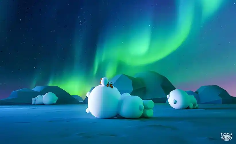 原创可爱卡通q版3d版 插画版壁纸 熊猫女孩天使系列