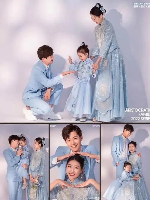 亲子照温柔感全家福应该这么拍氛围拉满