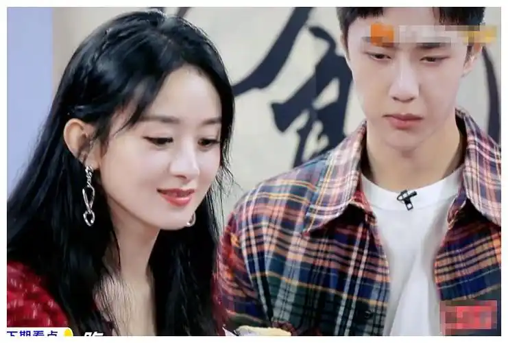 赵丽颖王一博同框录综艺两人相差10岁但站一起却cp感十足