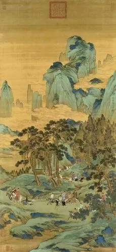 《千里江山图》:宋代名画. - 美篇