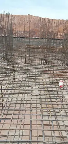 东投太阳城一期9#楼筏板基础钢筋验收.