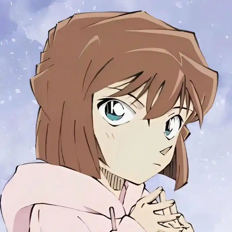 灰原哀绝美头像  有一些是把新绘改了改