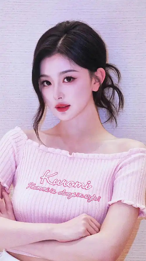 孔雪儿甜粉樱桃妆##孔雪儿