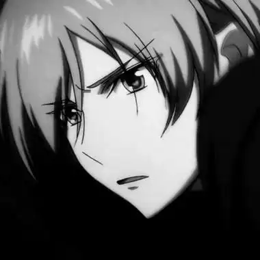 黑白动漫男漫头像帅气 二次元头像男生暗黑系(7)张