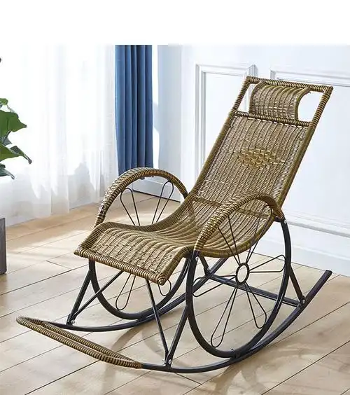 老人摇摇椅摇椅躺椅家用摇椅子客厅藤摇椅阳台藤椅成人户外逍遥椅加厚