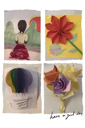 临淇二中六年级手工作品展