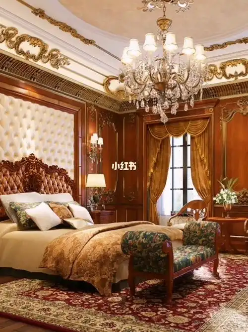整木定制  #法式装修 #法式风格  #宫廷风  #卧室