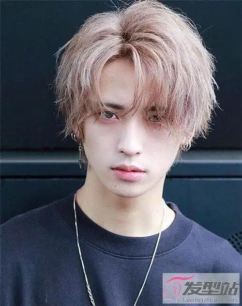 帅气空气感男生烫发 定位烫纹理烫时髦无比_发型站_最新流行发型设计