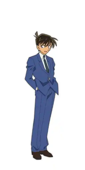 新兰平和 怪盗基德           简约白底 自制壁纸 #名侦探柯南