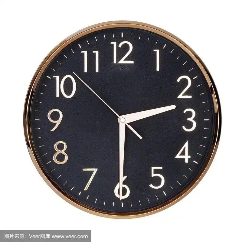 钟面上是两点半