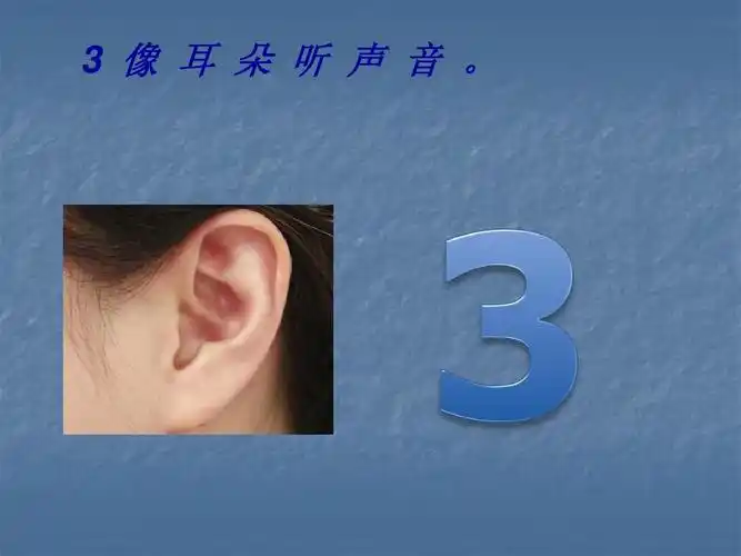 像 耳 朵 听 声 音 .