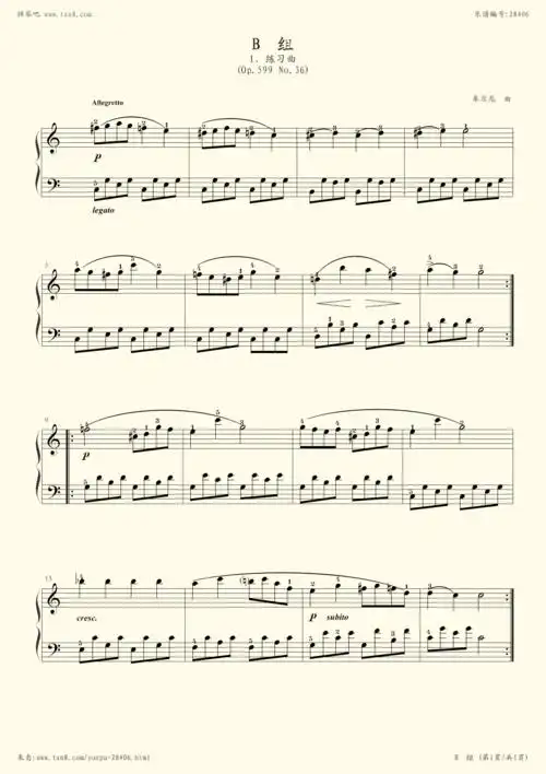 第一级,钢琴谱》规定曲目b组,考级|弹琴吧|钢琴谱|吉他谱|钢琴曲|乐谱
