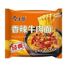 今麦郎 方便面经典袋24袋整箱装 红烧 香辣 鲜虾组合