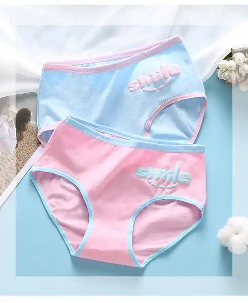 闪潮(shanchao)内裤 shanchao女孩三角短裤中童女生内裤12少女16可爱