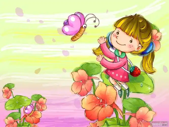 可爱的儿童插画