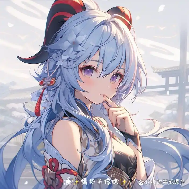 动漫头像 | 原神·甘雨 愿你每个梦都踏实而甜美.