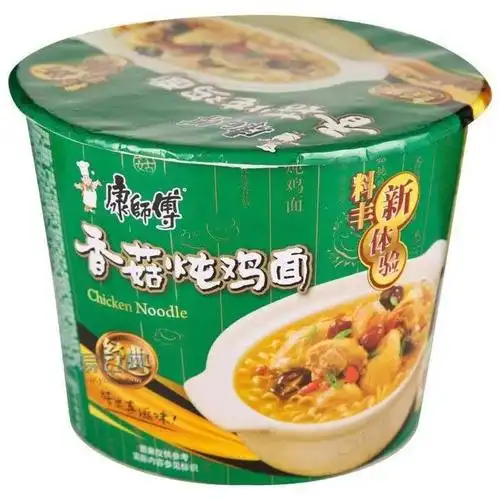 康师傅经典桶香菇炖鸡面12盒方便面泡面整箱速食
