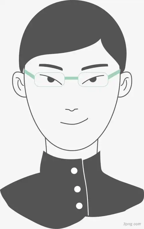 戴眼镜的男人png素材透明免抠图片-动植人物