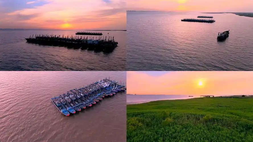 唯美大海逆光意境海滩潮起潮落