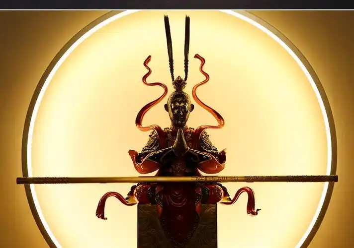 【我若成佛】易水阁纯铜齐天大圣孙悟空办公室客厅家居斗战胜佛装饰品