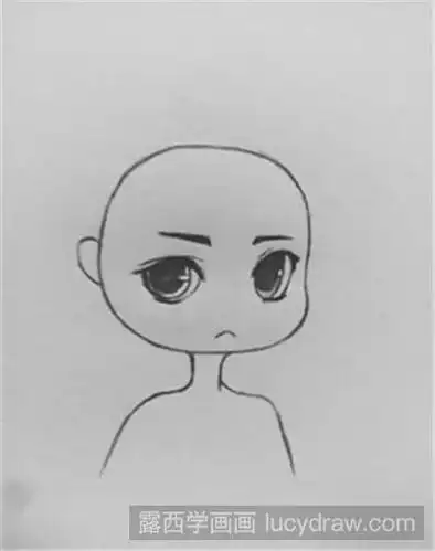 简笔画教程:教你画古风小姑娘-露西学画画