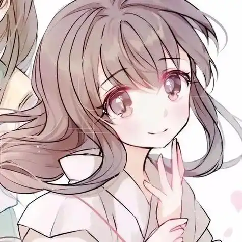 卡通闺蜜头像一左一右可爱 双人闺蜜动漫头像一组