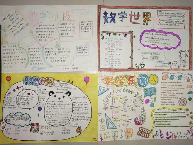 让数学充满"诗情画意"——亳州学院实验小学六年级总复习手抄报比赛