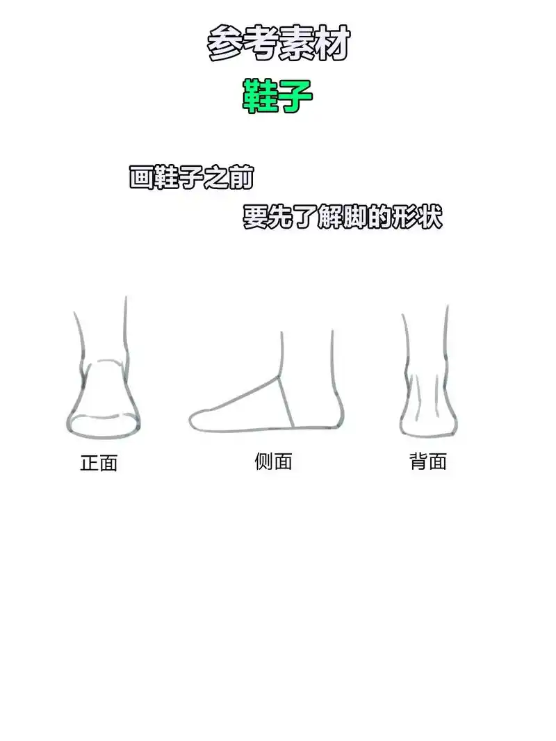 画鞋子的小技巧 #参考素材 #绘画技巧 #绘画灵感 - 抖音