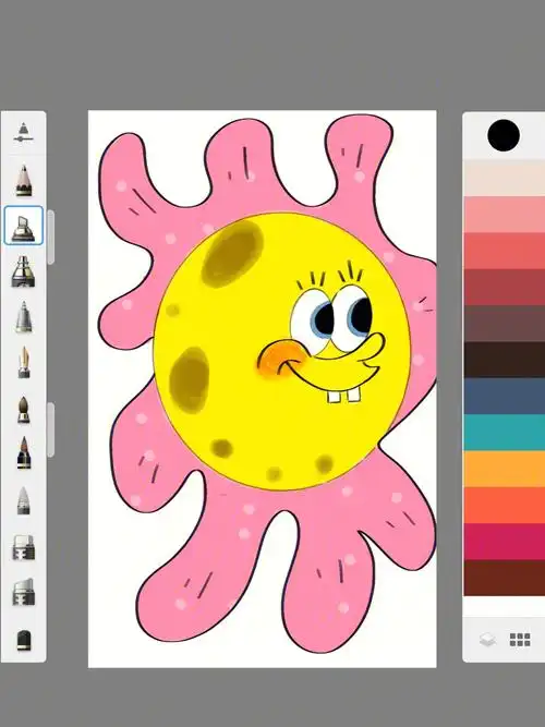 平板画画ipad海绵宝宝