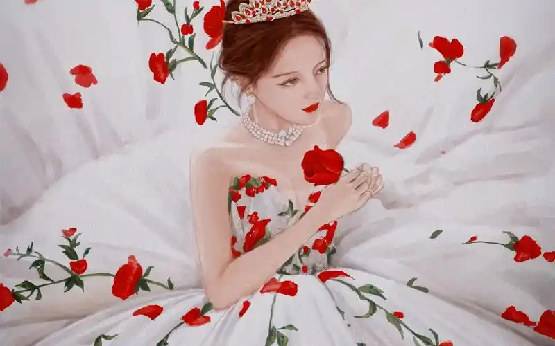 [procreate][迪丽热巴/星光大赏]玫瑰庄园