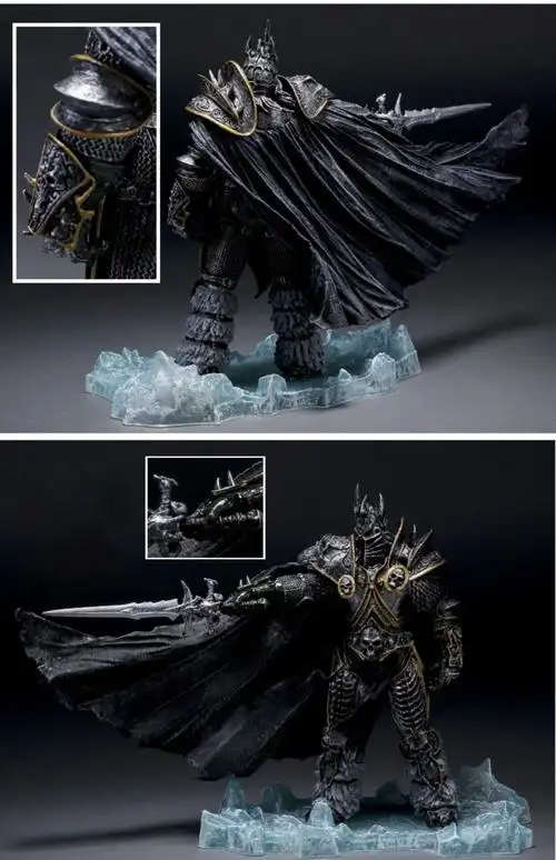 官方旗舰魔兽世界手办伊利丹女妖王希尔瓦娜斯大型雕像巫妖王摆件wow