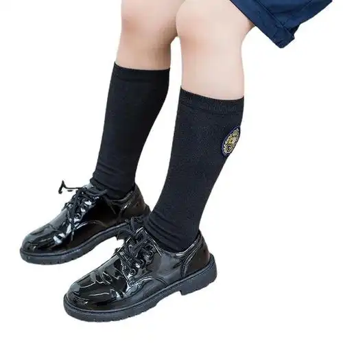 童装校服中小学生校服幼儿园园服儿童条纹棉中筒袜长袜