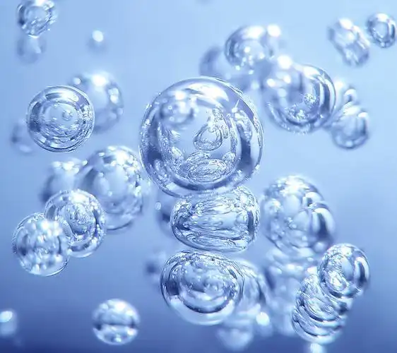 水泡素材;化学分子;科学素材;分子结构式;化妆品质地;玻尿酸补水;神经