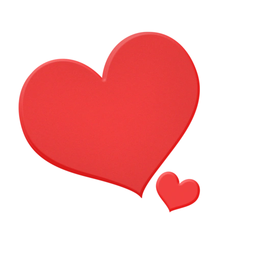 手绘创意红色爱心图片