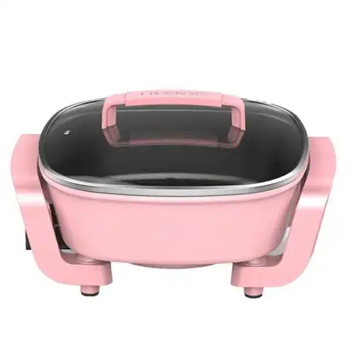 f电火锅电炒锅韩式多功能电热锅煎锅烤锅电煮锅家用(利仁dhg-t2600f)