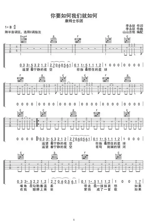 作者说明山山吉他  编配于:  2021-07-22 发布此谱::相关下载::::赞助