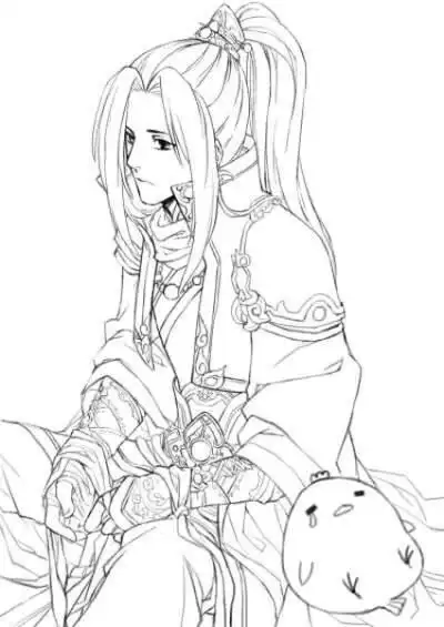 古代男子简笔画古代男人简笔画教程哈哈古风男子侧脸是你喜欢的样子吗