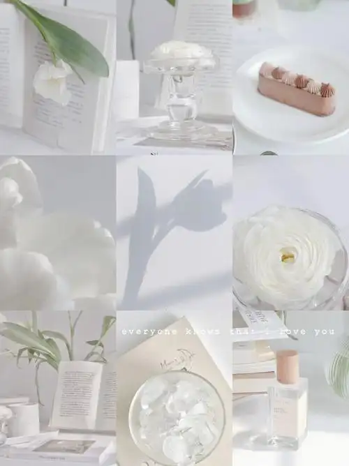 纯白物语07敲干净ins风高级感奶油白滤镜