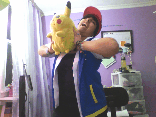 cosplaygif真人秀gif皮卡丘gif可爱gif