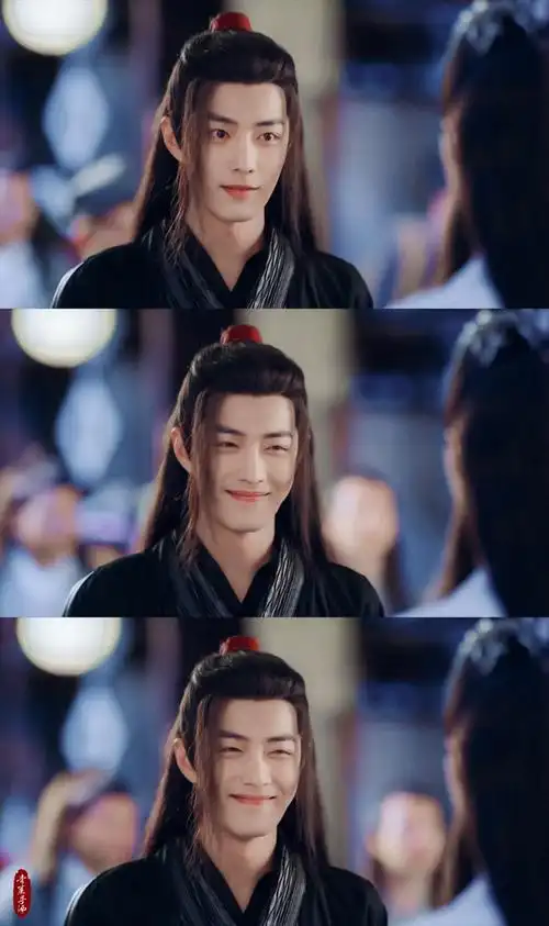 回应: 我想要张肖战笑的特别灿烂的陈情令剧照