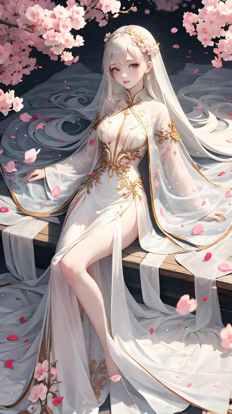 二次元美图 #古风 #动漫少女 #古装仙女插画图集 #st - 抖音