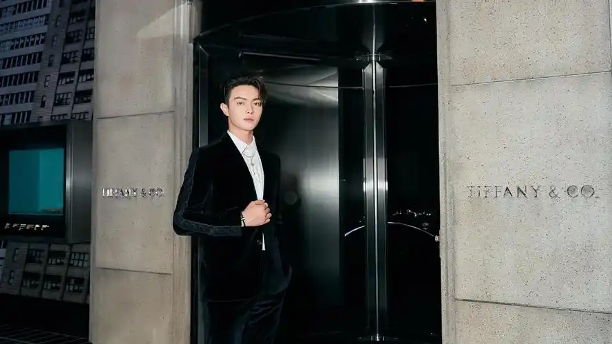 帅气男神许凯蒂芙尼展览写真