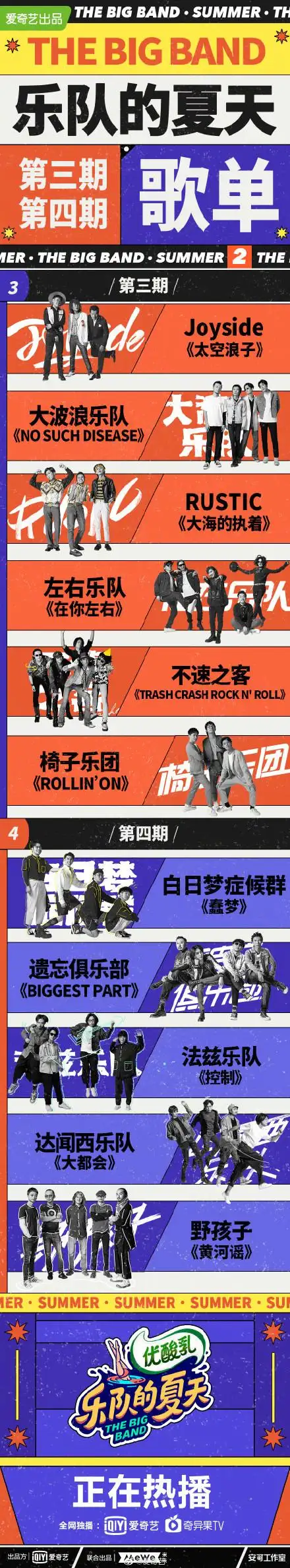 乐队的夏天第二季免费完整版视频 乐队的夏天2在线观看免费