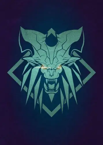 怪物猎人世界冰原大神设计的巫师风格怪物logo图