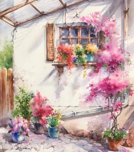 水彩风景画收集