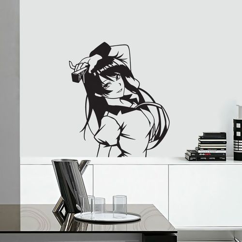 战场原黑仪物语系列动漫化物语二次元卧室装饰自粘贴画墙壁贴纸