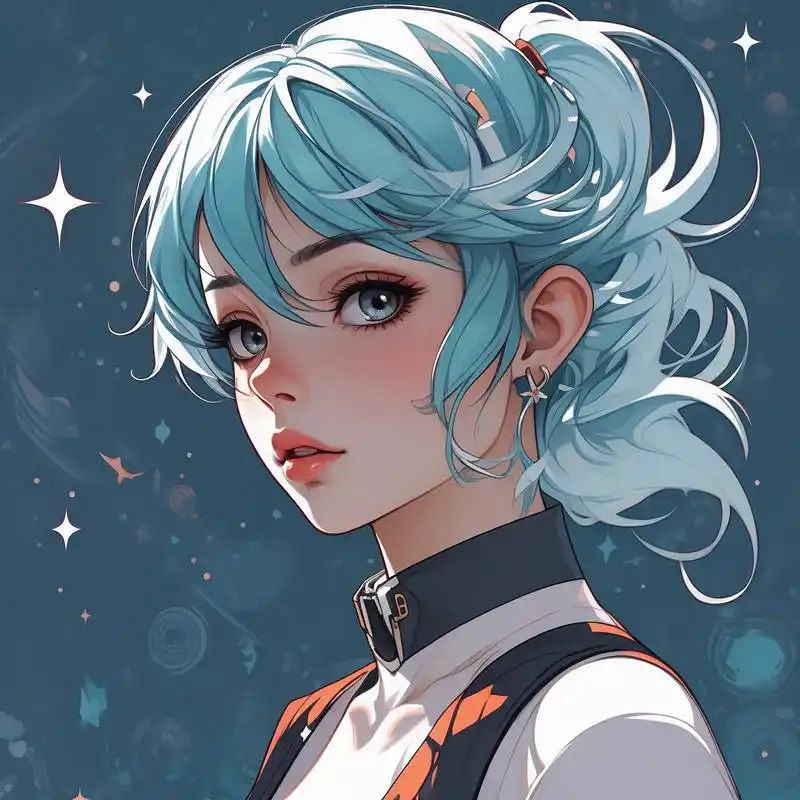 水瓶座专属头像97精致又迷人