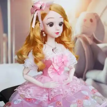 60厘米娃娃超大芭比娃娃套装礼盒女孩芭比公主玩具单个洋娃娃礼物